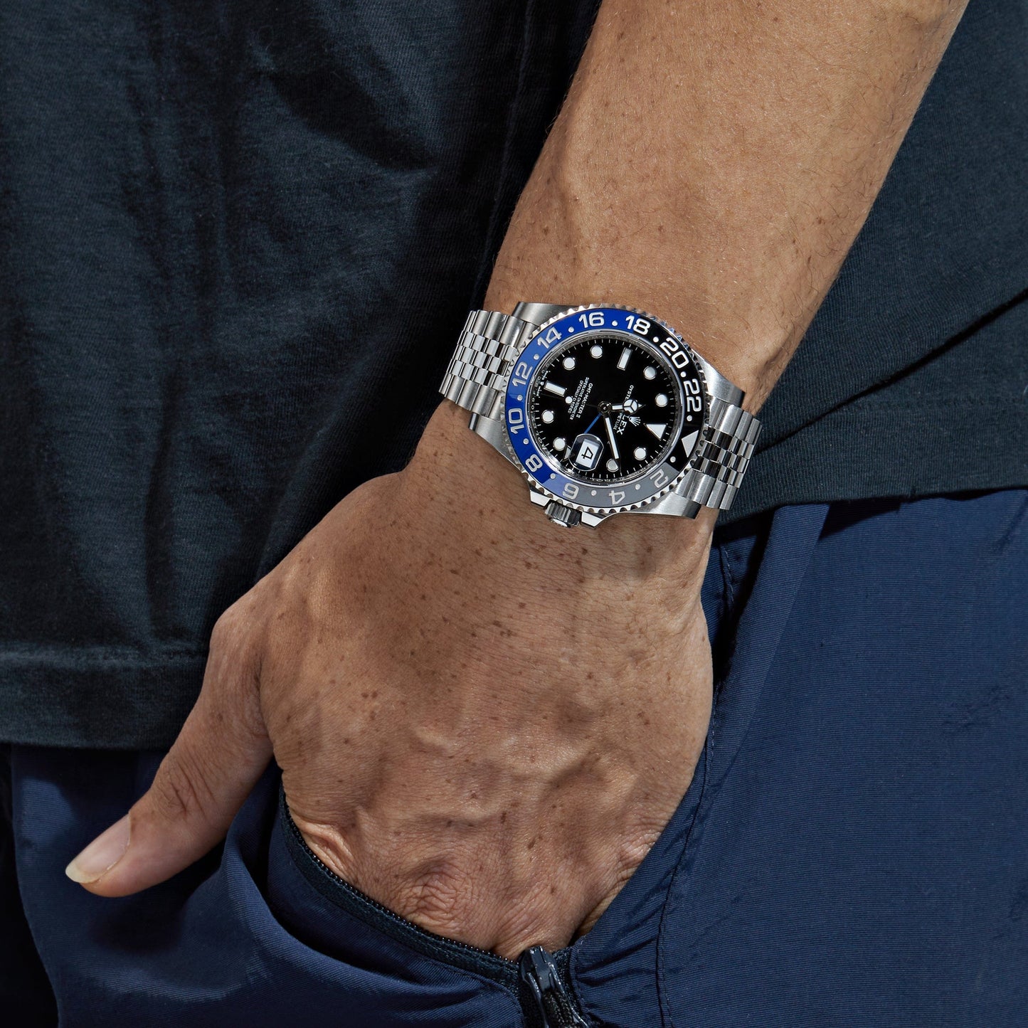 GMT-Master II Steel Jubilee Black Dial “Batman” 40mm – Replica Luxury Watch | storeapna