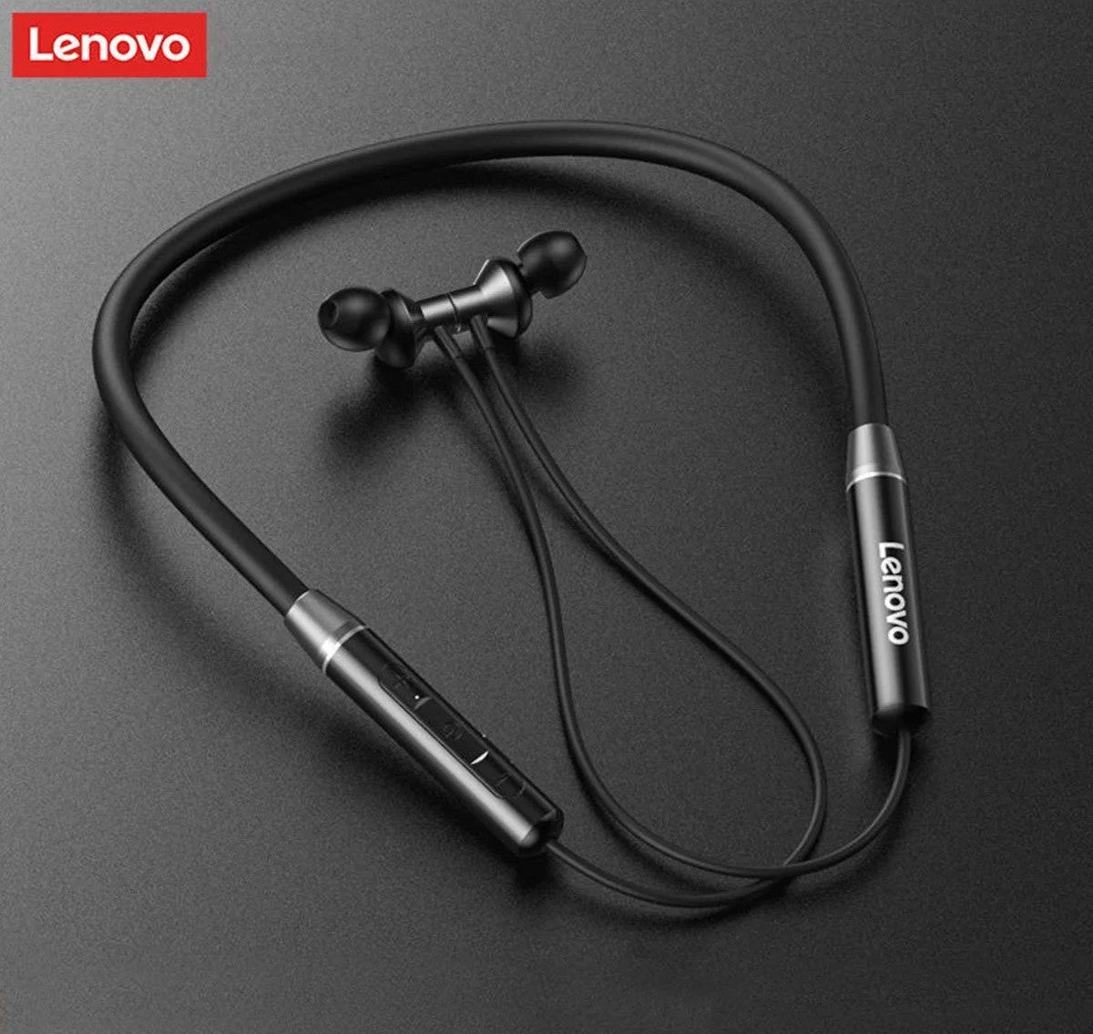Lenovo HE05 Neckband – Bluetooth 5.0, HD Sound & Noise Reduction