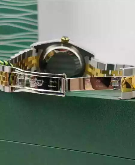 Rolex Datejust – Olive Green Dial, Two-Tone Luxury Watch