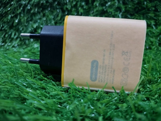45W Dual-Port Charger – Type-C + USB Fast Charging Adapter