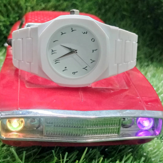 White Aura Unisex Wrist Watch — Elegant Design, Gift‑Ready