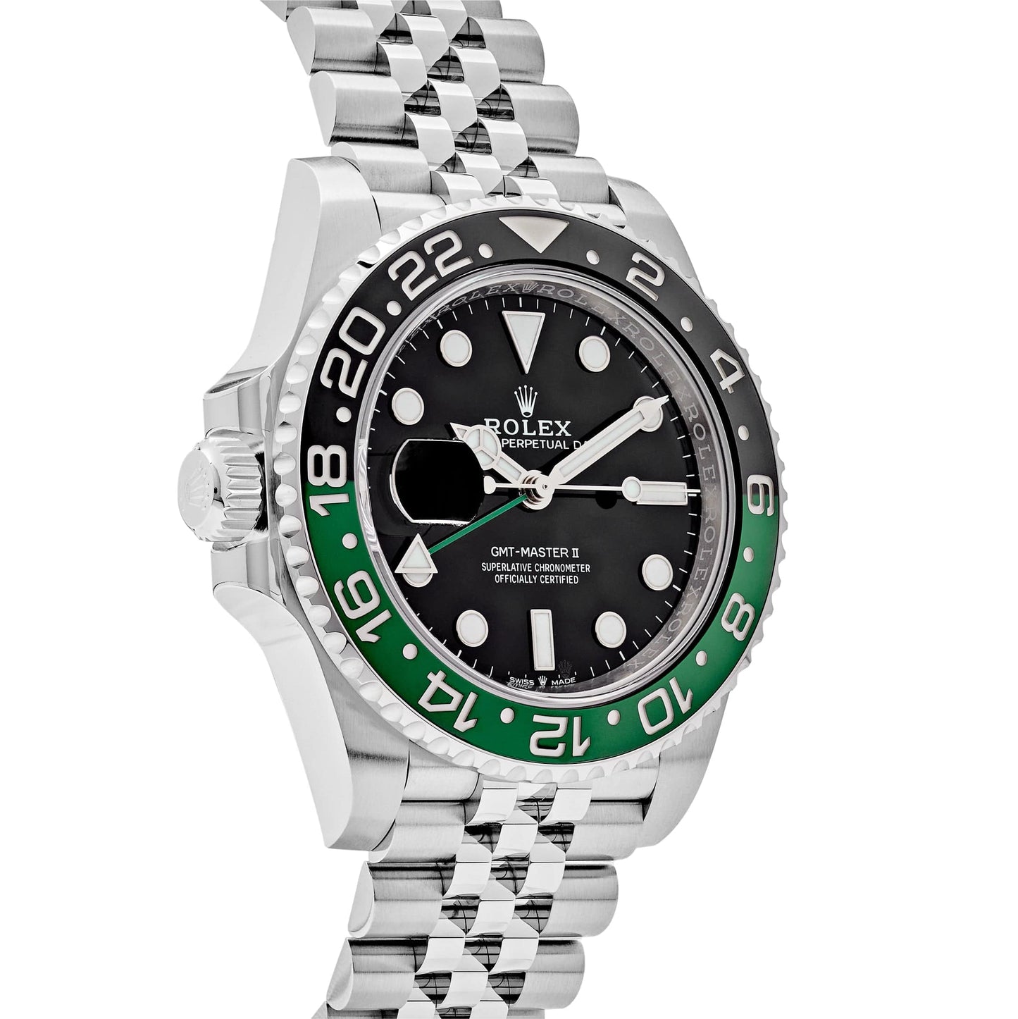 Rolex GMT-Master II “Sprite” Steel Jubilee Black Dial 40mm – Green & Black Bezel | storeapna