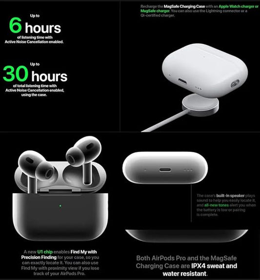 AirPods Pro – Bluetooth Earbuds with Popup & Noise Canceling