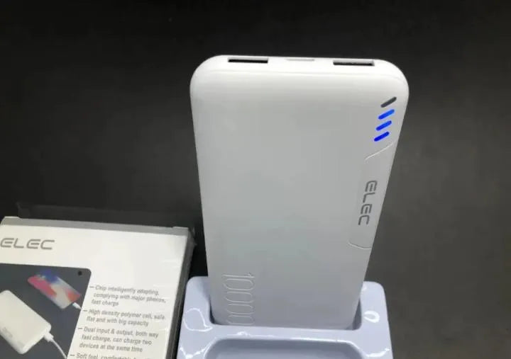 ELEC 10000mAh Fast Power Bank – Dual USB Charging