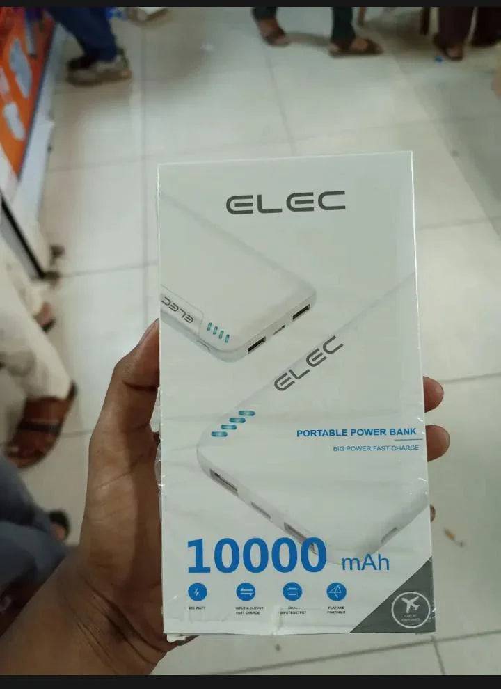 ELEC 10000mAh Fast Power Bank – Dual USB Charging - StoreApna