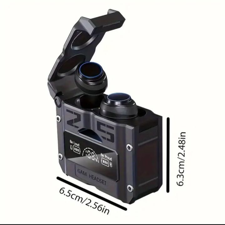 M25 Gaming Earbuds – Wireless Low Latency with LED Display
