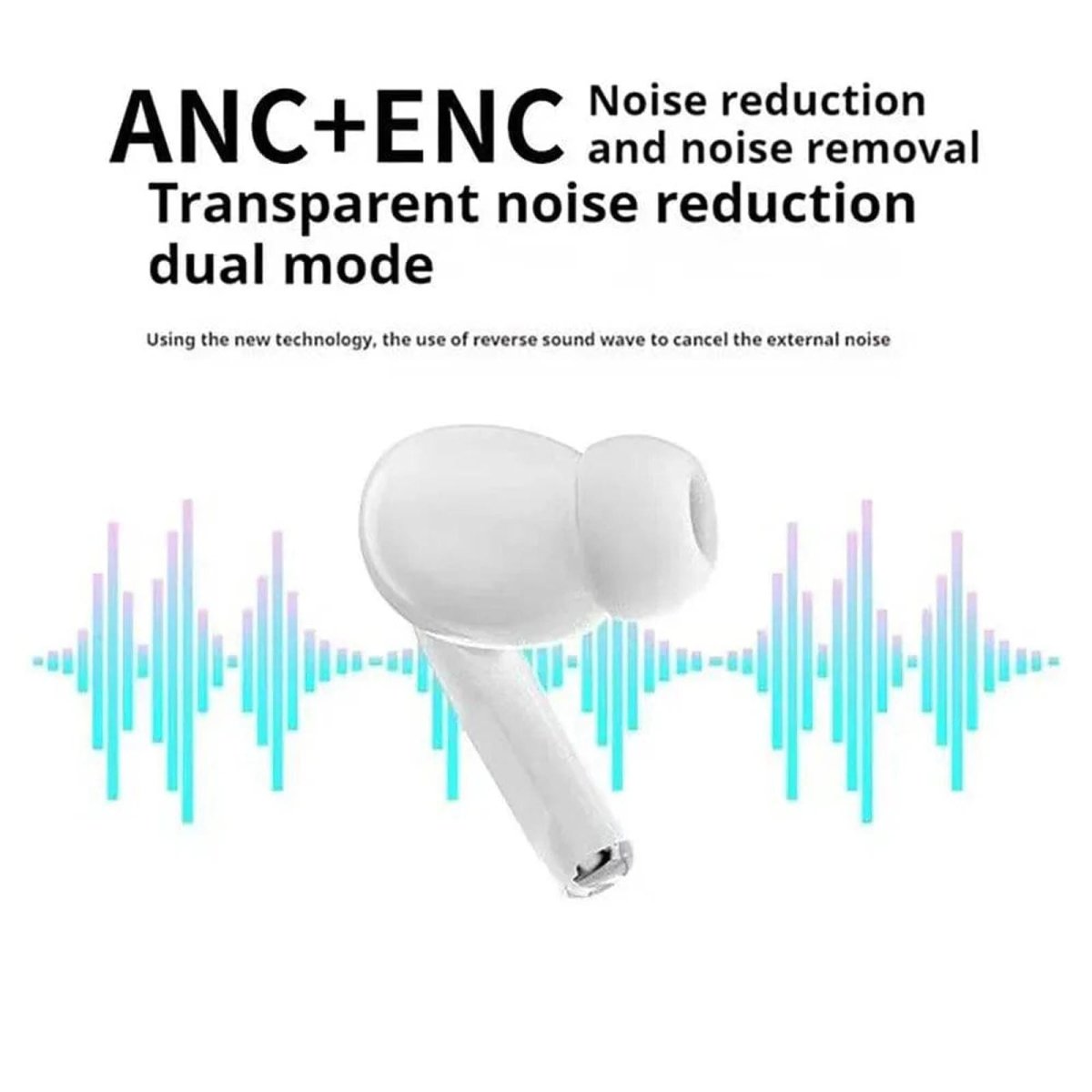 AirBuds A9 Pro White – Noise Canceling Wireless Earbuds - StoreApna