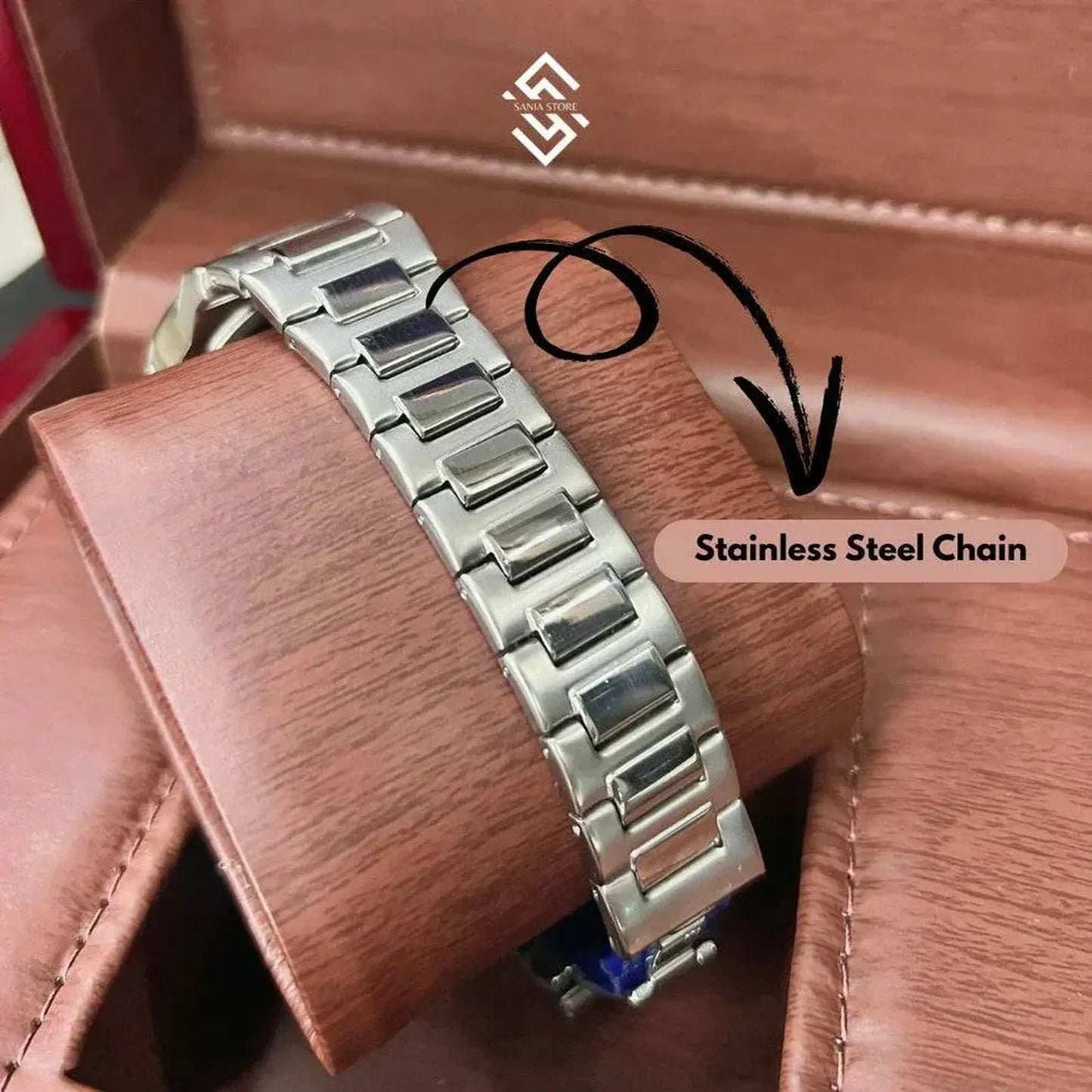 Patek Philippe Watch for Men – Two - Tone Stainless Steel with White Dial | storeapna.com - StoreApna