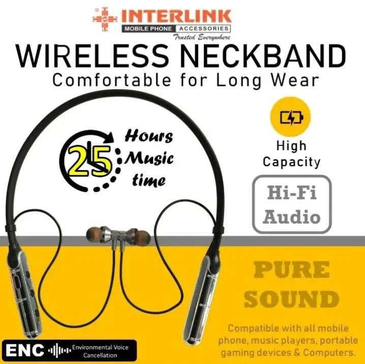 Interlink Voice Changer Neckband – Bluetooth Audio + Fun Effects - StoreApna