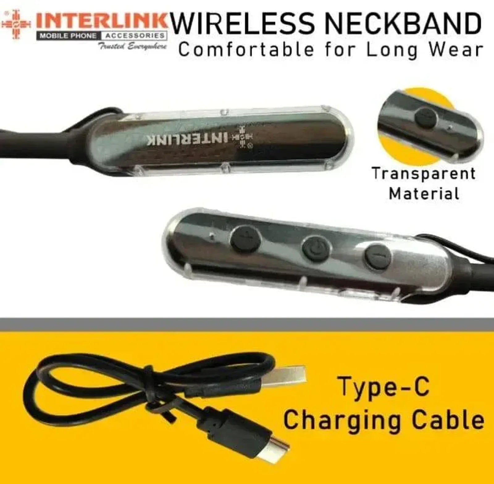 Interlink Voice Changer Neckband – Bluetooth Audio + Fun Effects - StoreApna