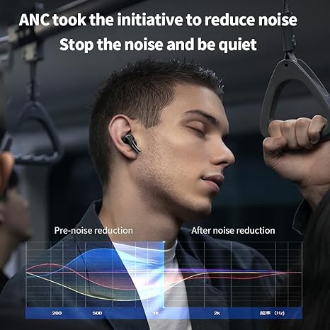 AirBuds A9 Pro Black – Wireless Earbuds with Noise Cancellation