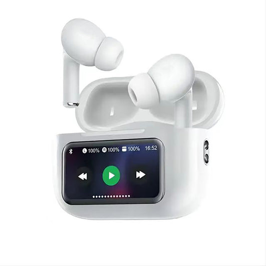 AirBuds A9 Pro White – Noise Canceling Wireless Earbuds