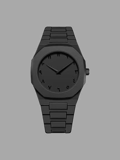 Fiber Aura Unisex Wrist Watch — White & Black, Elegant Design