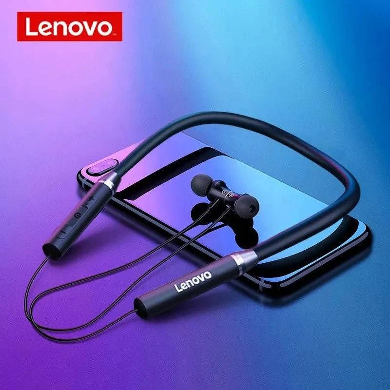 Lenovo HE05 Neckband – Bluetooth 5.0, HD Sound & Noise Reduction - StoreApna