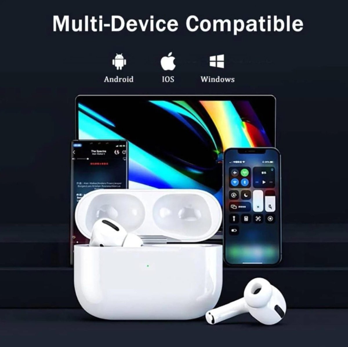 AirPods Pro – Bluetooth Earbuds with Popup & Noise Canceling - StoreApna