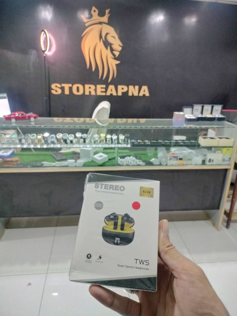 Stereo TWS ENC Earbuds – Wireless Noise Reduction Sound - StoreApna