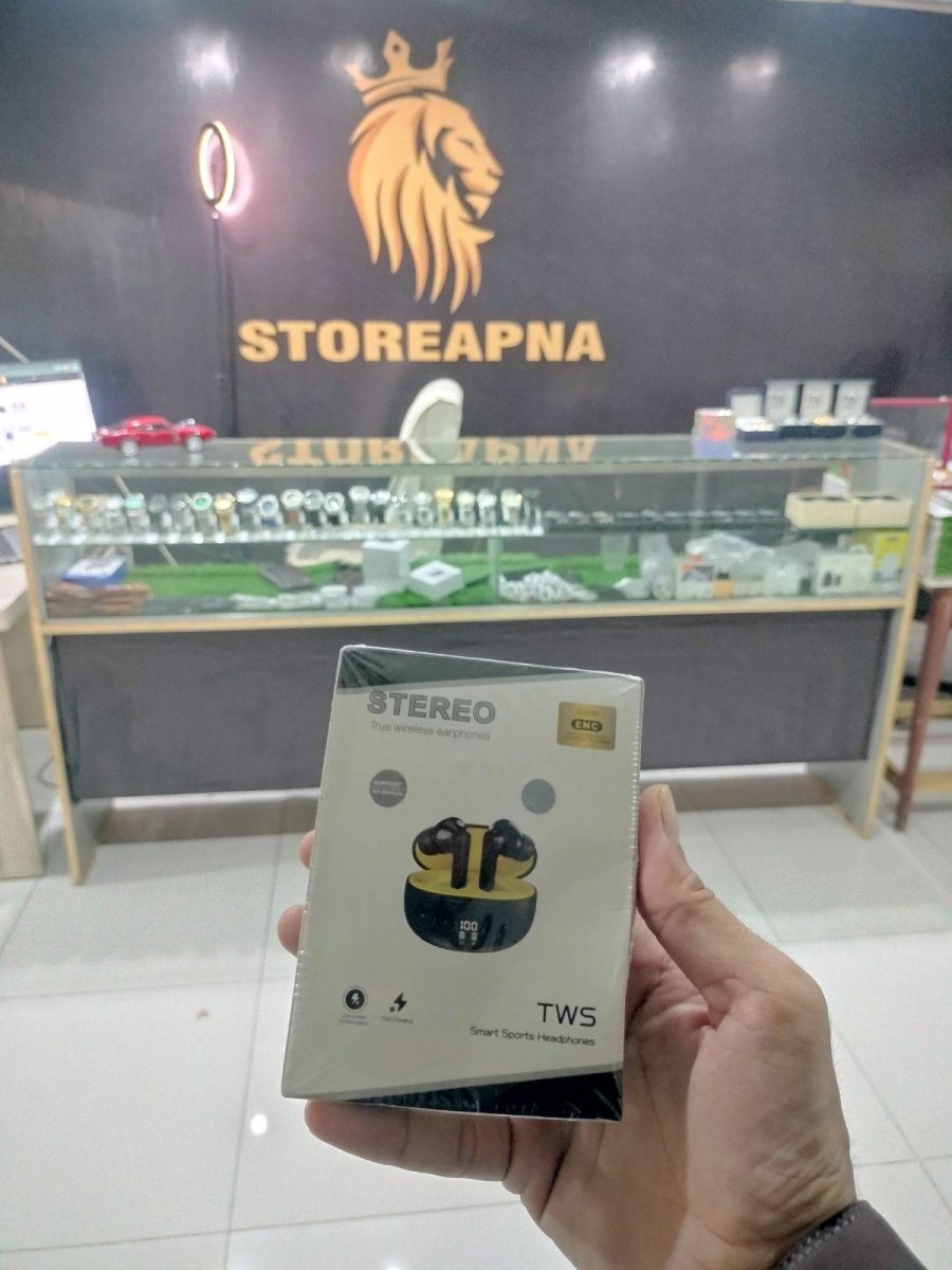 Stereo TWS ENC Earbuds – Wireless Noise Reduction Sound - StoreApna