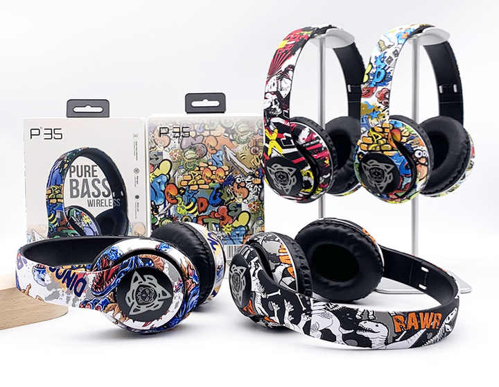 P35 Wireless Headphones – Foldable, High Bass Sound