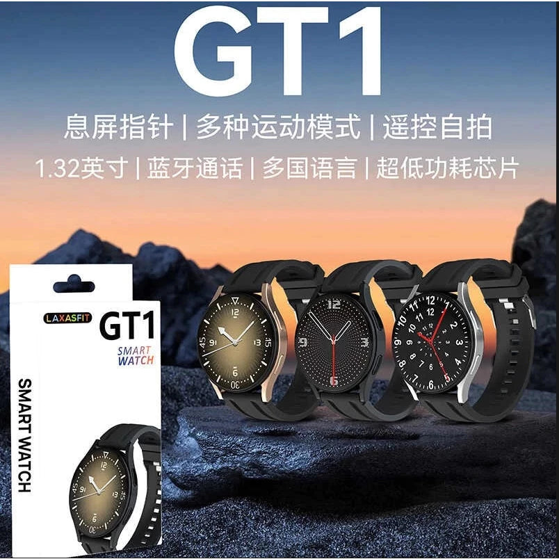 GT1 Smartwatch – Bluetooth Calling + Full Touch Display