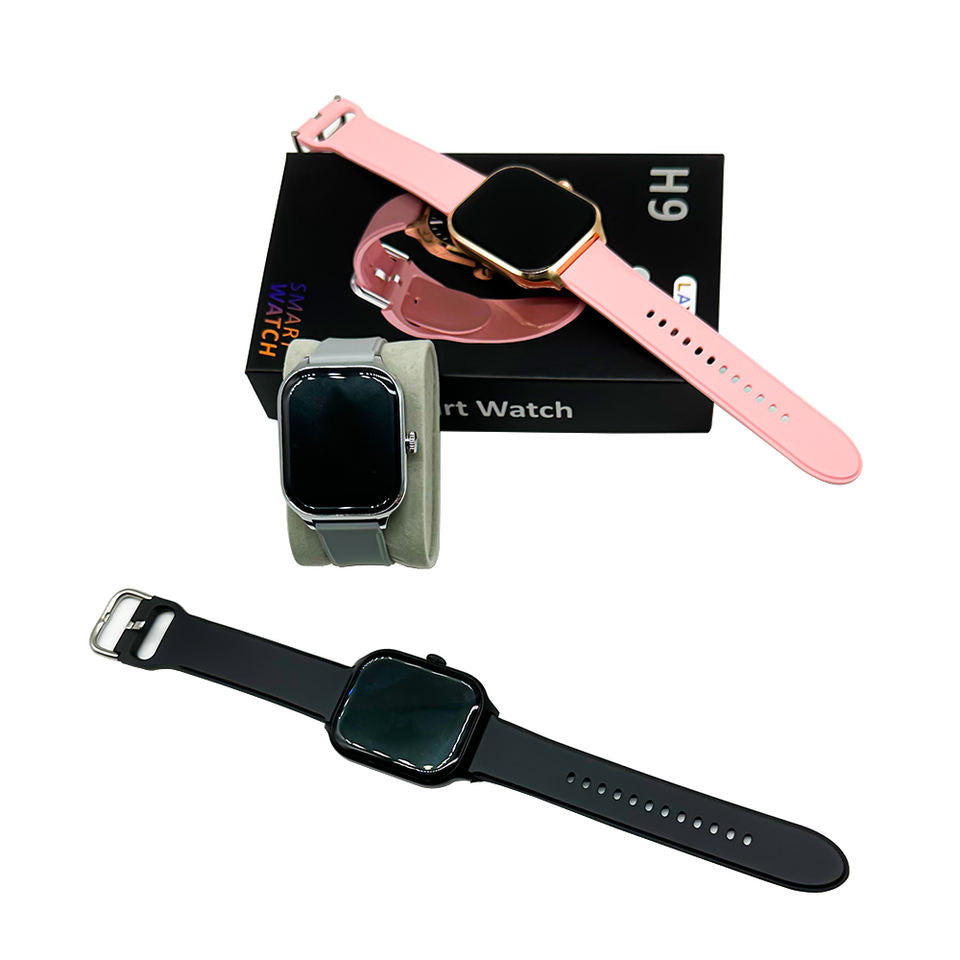 H9 Smartwatch – 2.01'' Display, Bluetooth Calling + Fitness Tracker