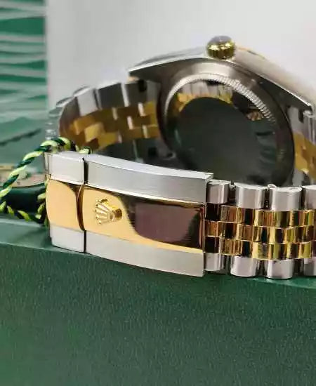 Rolex Datejust – Olive Green Dial, Two-Tone Luxury Watch