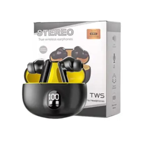 Stereo TWS ENC Earbuds – Wireless Noise Reduction Sound