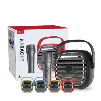 "Karaoke Party Speaker – Mic, FM, Bluetooth & Rechargeable