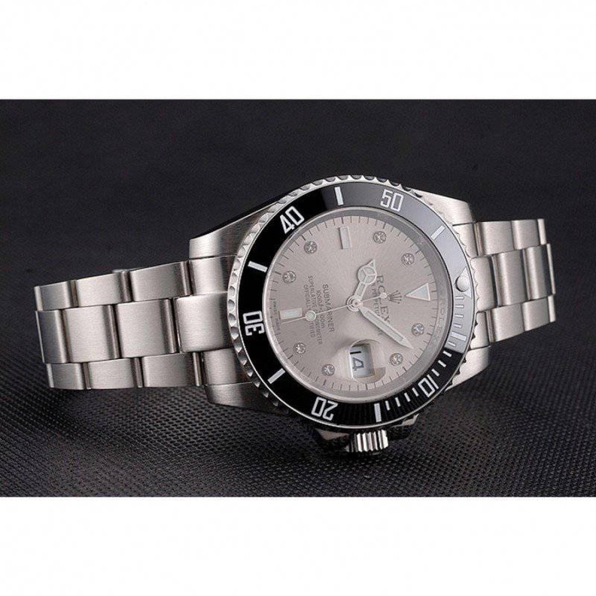 Submariner Style Replica Watch – Silver Dial, Black Ceramic Bezel, Men’s Luxury Watch | storeapna - StoreApna