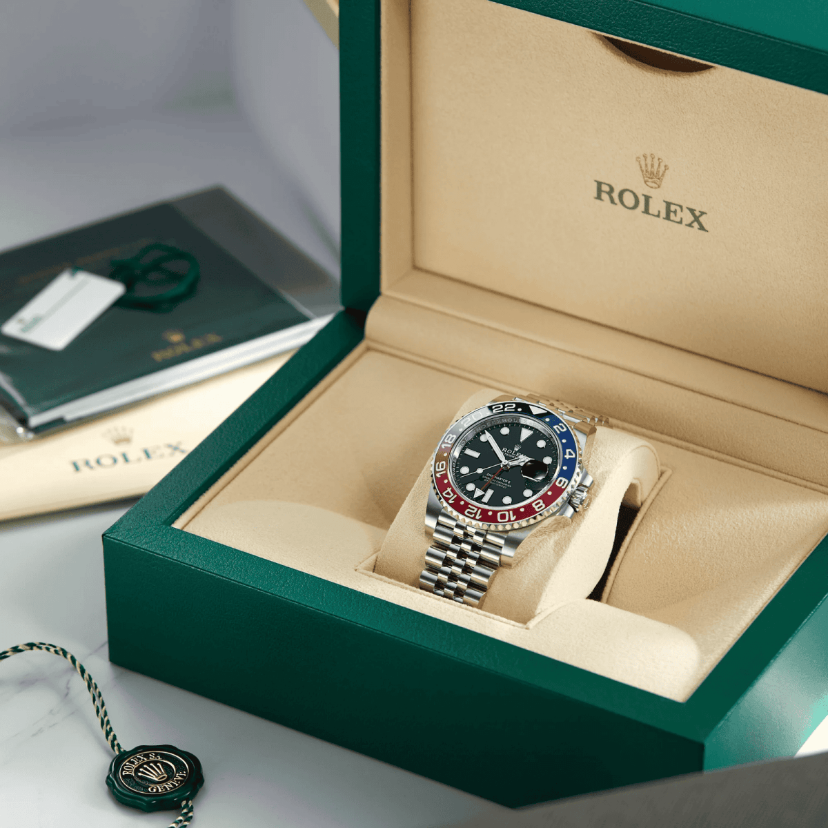 GMT - Master II Steel Jubilee Black Dial “Pepsi” 40mm – Replica Luxury Watch | storeapna - StoreApna