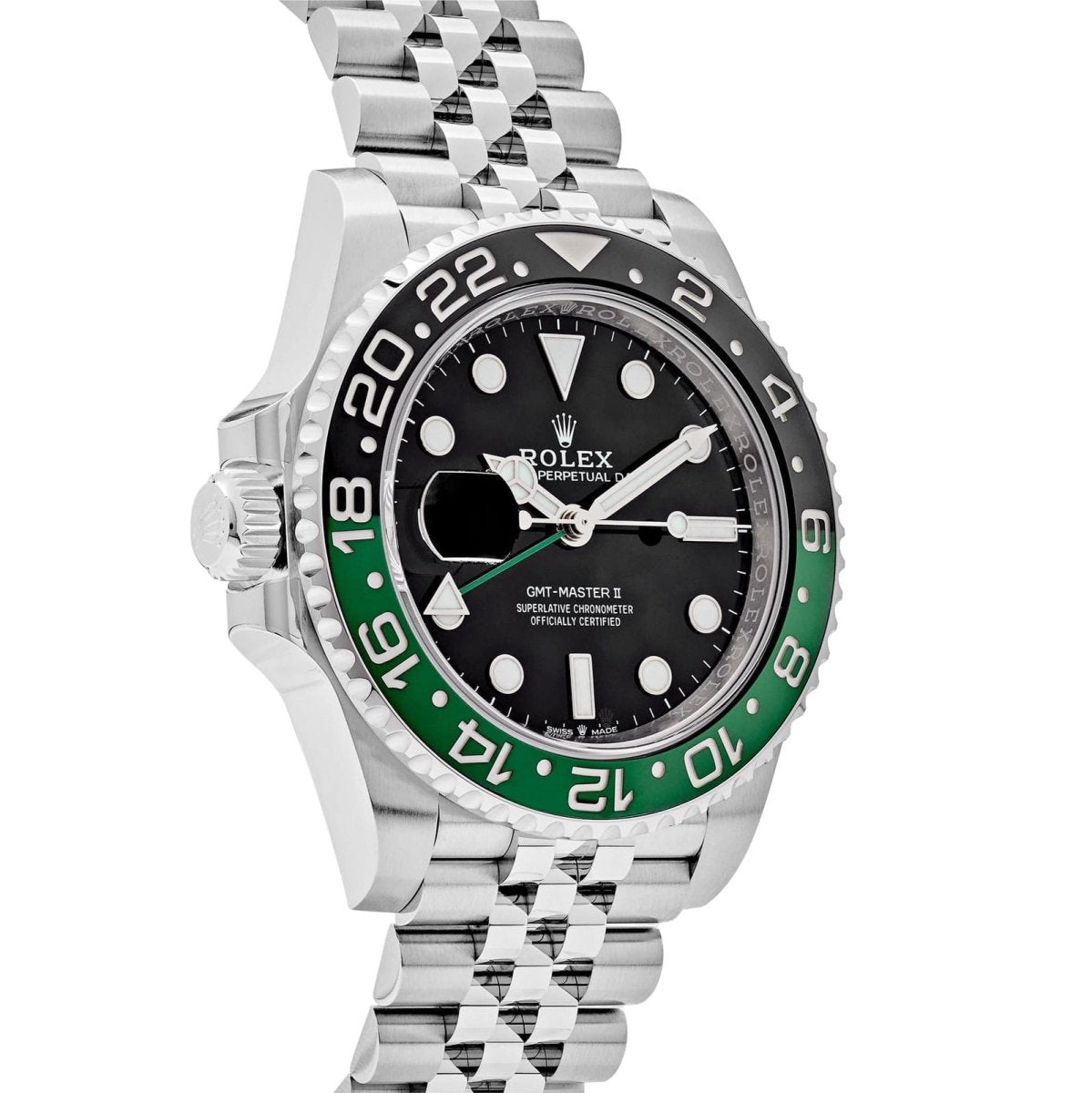 Rolex GMT - Master II “Sprite” Steel Jubilee Black Dial 40mm – Green & Black Bezel | storeapna - StoreApna