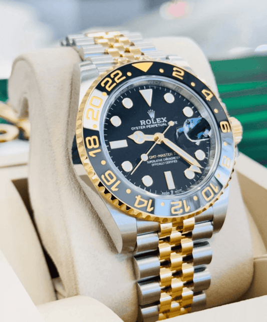 GMT - Master II Style Replica “Root Beer” – Black & Gold Bezel, Two - Tone Jubilee 40mm | storeapna - StoreApna