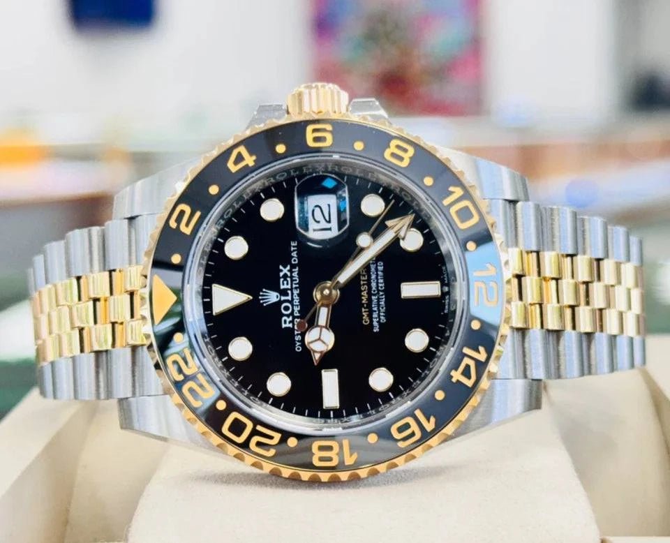 GMT - Master II Style Replica “Root Beer” – Black & Gold Bezel, Two - Tone Jubilee 40mm | storeapna - StoreApna