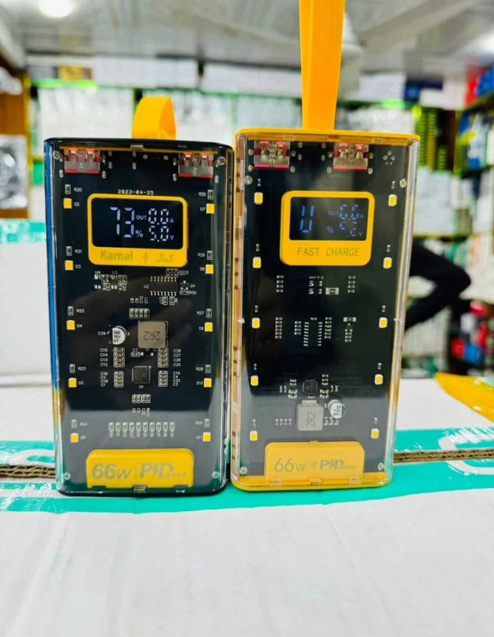 Bolt Pro 20000mAh Power Bank – Black & Yellow Fast Charging - StoreApna