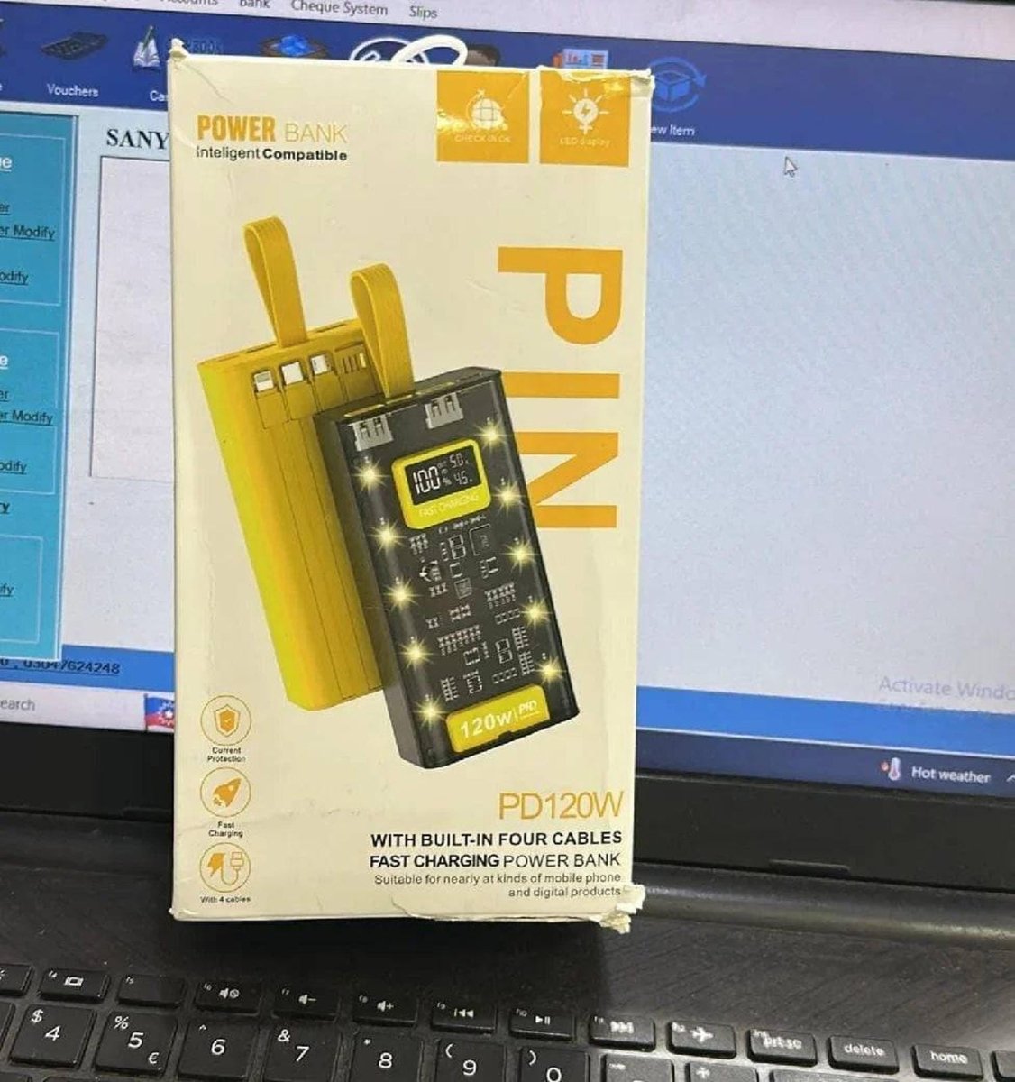 Bolt Pro 20000mAh Power Bank – Black & Yellow Fast Charging - StoreApna