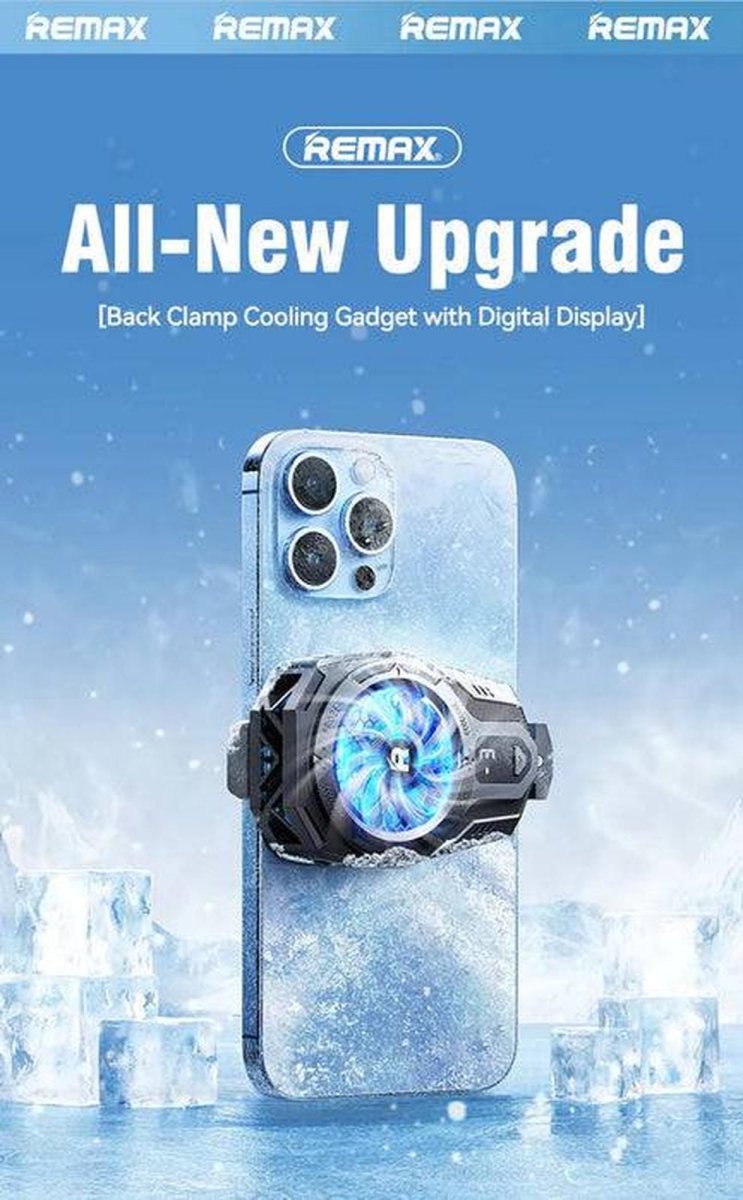 Remax Mobile Cooler – Fast Cooling for Gaming Phones - StoreApna