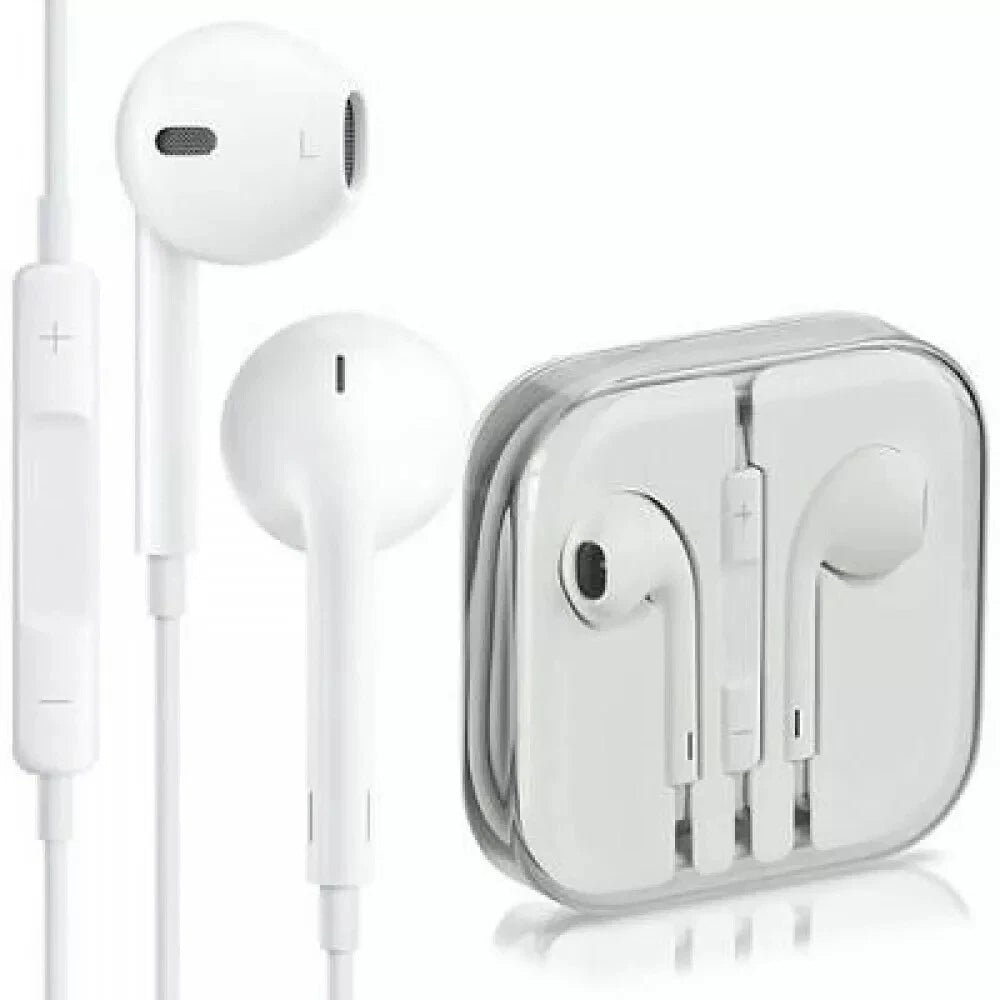Classic Wired Earphones – Mic + Volume Control + Case