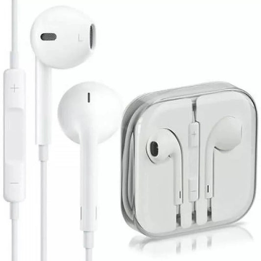 Classic Wired Earphones – Mic + Volume Control + Case