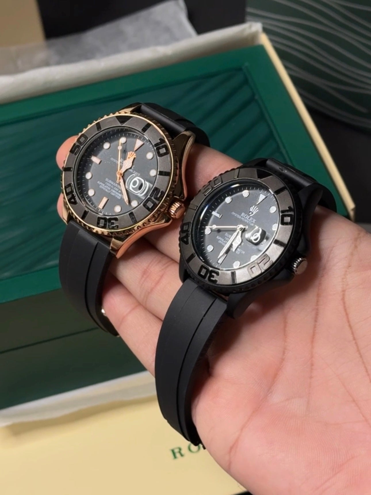 Rolex Sport Edition – Premium Rubber Strap Men’s Watch (Multiple Models)